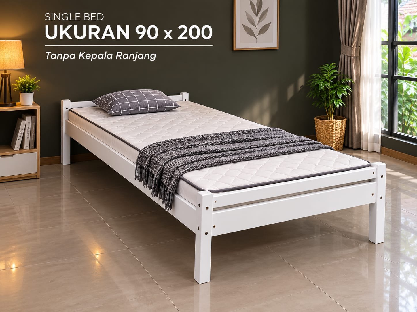 Dipan Kayu Modern Furnitologi